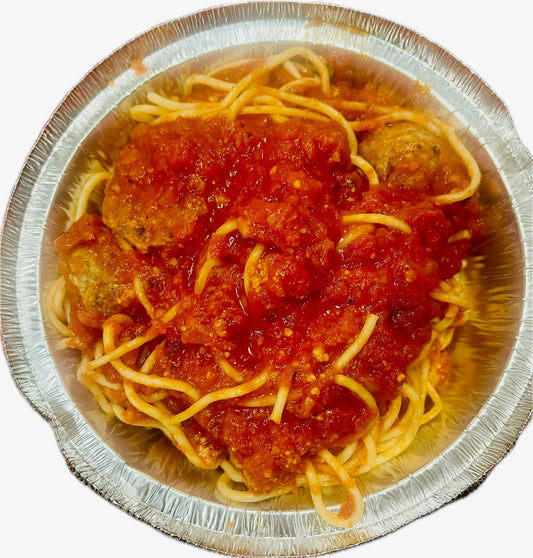 Spaghetti with Marinara & Meatballs